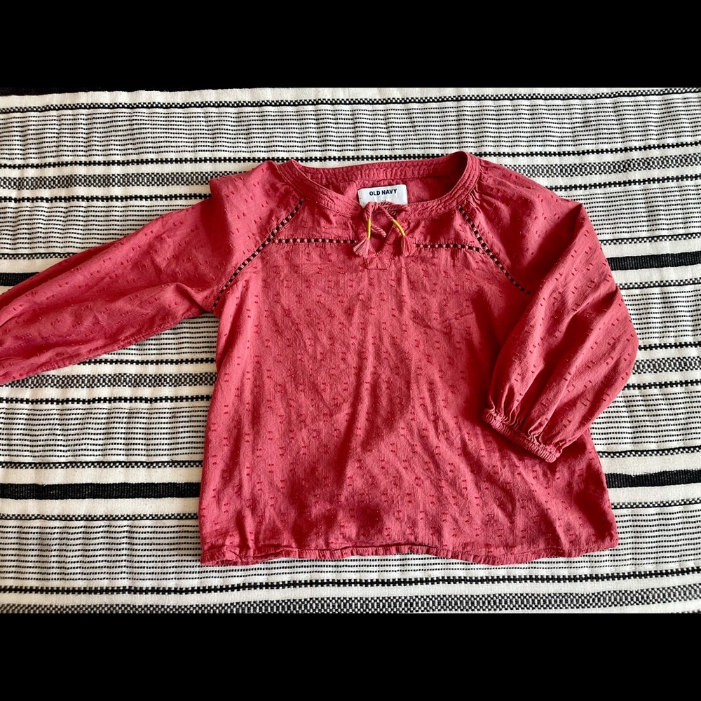 Girls peasant top